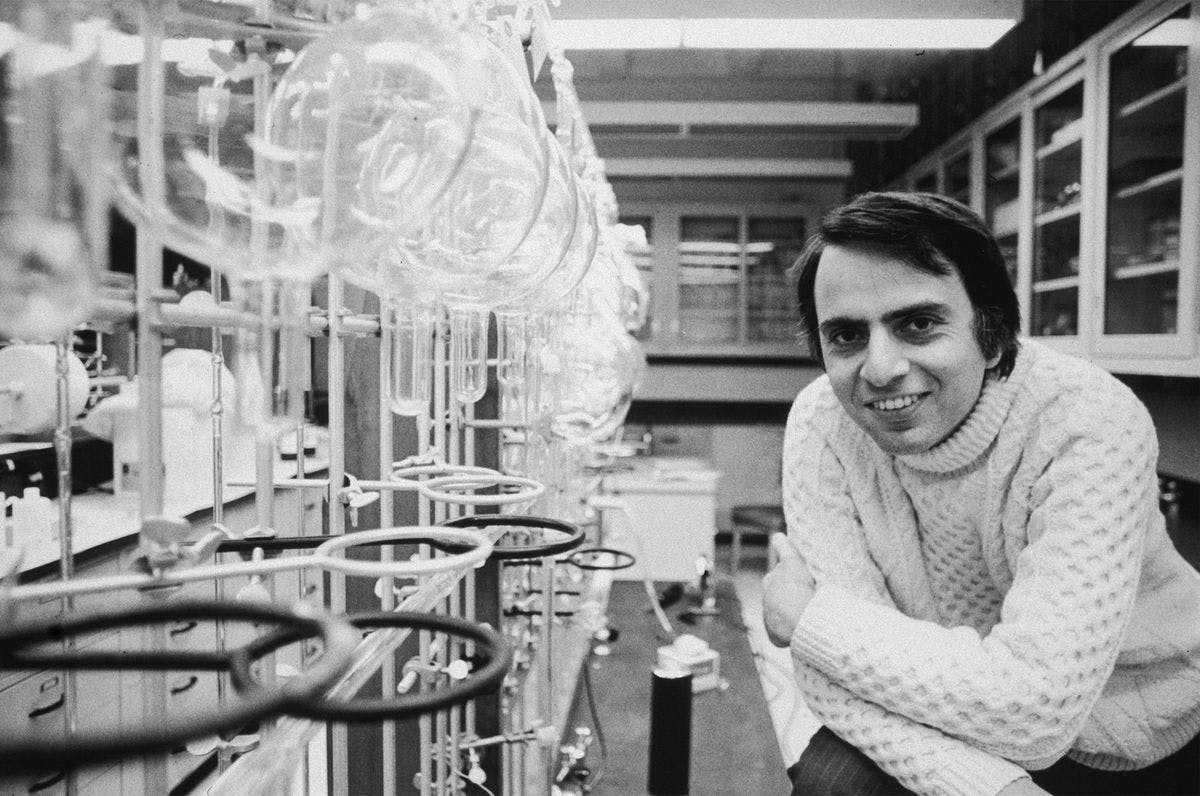 Carl Sagan joven