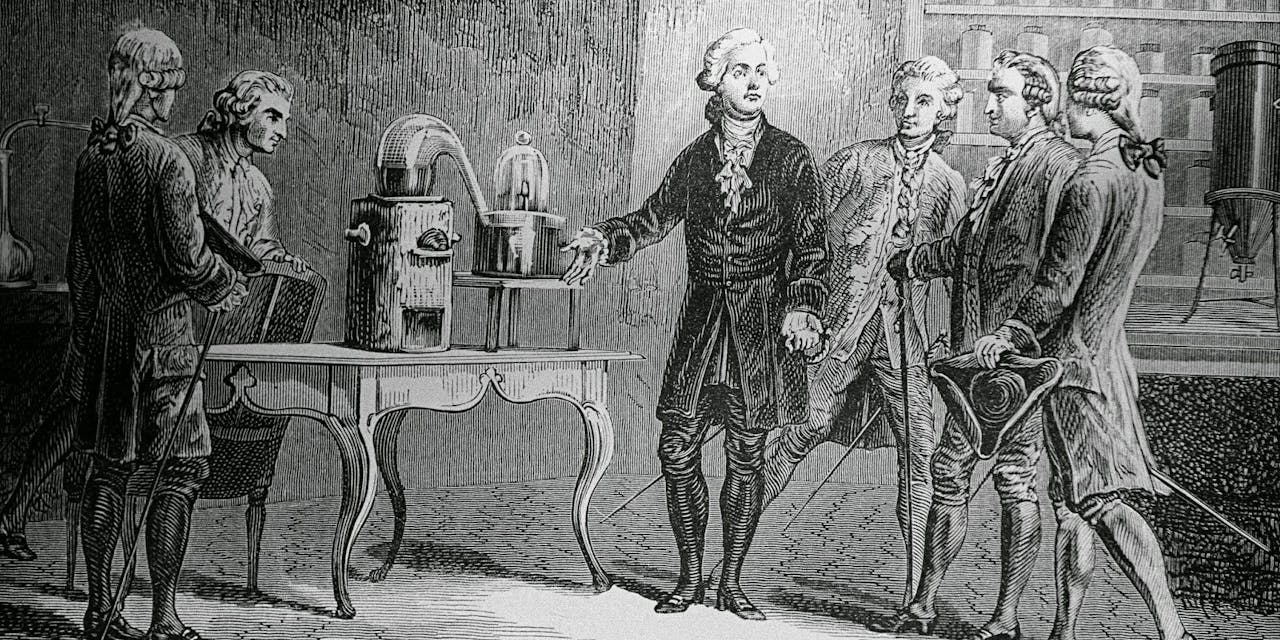 Antoine Lavoisier experimento