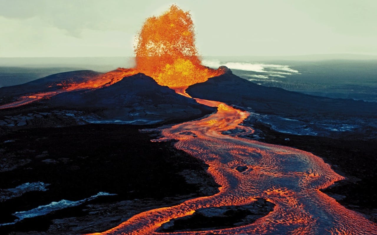 Volcán hawaiano